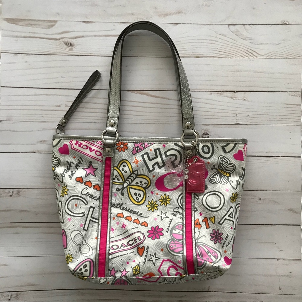 Authentic Coach Poppy Tote Bag